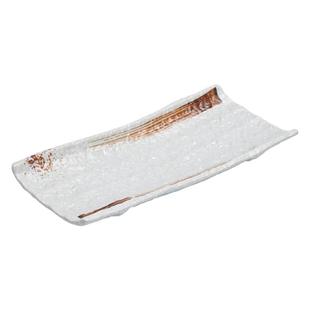 扬格日式寿司碟长方形点心日料碟子创意烧烤串串碟火锅配料碟墨轮