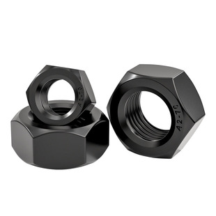 黑色304/316不锈钢六角螺母螺帽镀黑锌螺丝帽螺栓大全M3M4M5M6M10