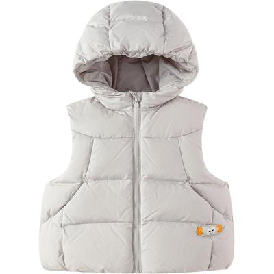 巴拉巴拉羽绒马甲宽松连帽外套冬