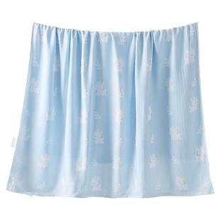 童泰宝宝盖毯春夏季儿童冰感童被男童女童可爱抱毯卡通盖被提花