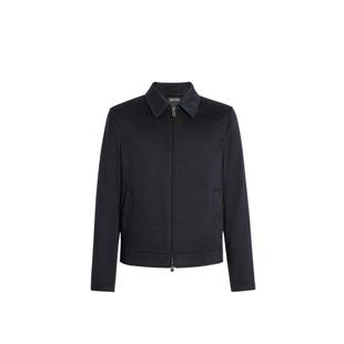 ZEGNA杰尼亚男装海军蓝Oasi Cashmere Elements 夹克外套