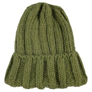 韩国ins粗针毛线帽子女秋冬进口糖果色羊毛保暖护耳帽针织帽冷帽