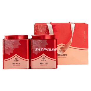 徐聘号潮韵大红袍武夷岩茶中足火浓香型乌龙茶/罐250克礼盒罐装