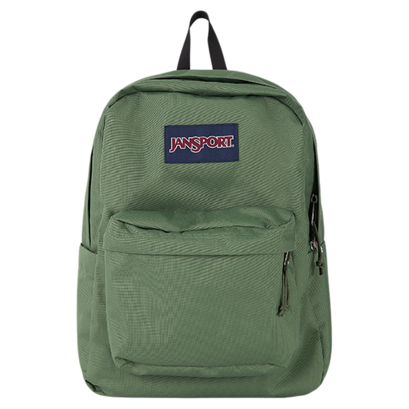 JanSport新款时尚工装绿/军绿学生书包轻便电脑背包旅游双肩包