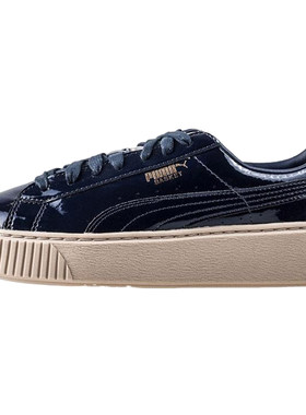 Puma/彪马正品春秋女士漆皮低帮厚底休闲经典运动板鞋363314-06