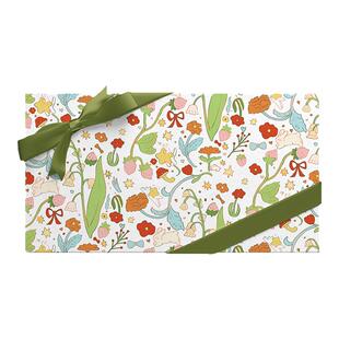 ISUKA一树家｜千与千寻可爱卡通手绘礼物包装纸新年情人节送女生儿童生日伴手礼盒礼品纸高级感DIY打包书皮纸