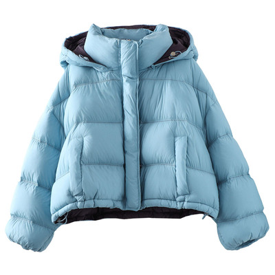 短款羽绒服白鸭绒加厚面包服外套