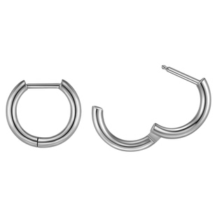 医用钛合金d型耳圈耳钉直针款2026新款爆款高级感养耳洞素圈耳环