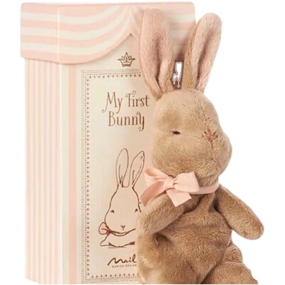 丹麦小兔子毛绒玩具pp棉柔软