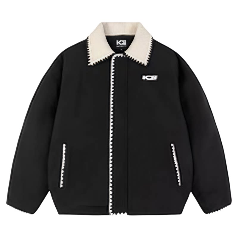 2026冬季新款韩系宽松棉服女巨好看学生短款棉袄贝壳绣棉衣外套潮