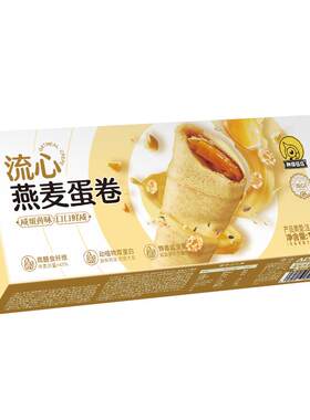 神探伍伍低gi流心无糖燕麦蛋卷