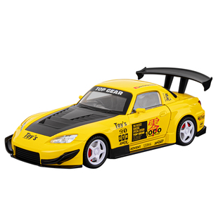 日系经典本田S2000跑车1:22合金汽车模型摆件转向男孩玩具车礼物
