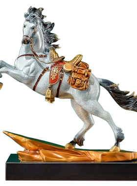 一马当先铜马摆件办公室乔迁贺礼