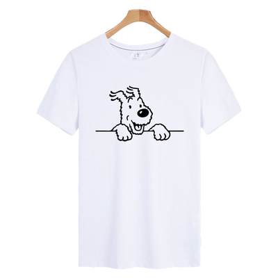 丁漫历险记纯棉半袖体短袖恤衫