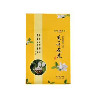 天福茗茶 茉莉花茶 茶叶 广西贵港特产茉莉花草茶 100克*6袋装
