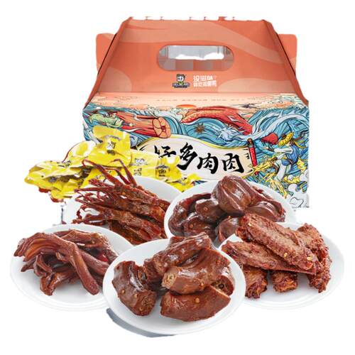 周黑鸭礼盒卤味零食大礼包鸭货湖北武汉特产官方旗舰店伴手礼送礼