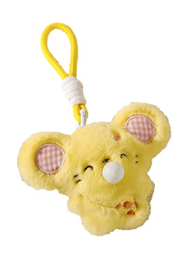 可爱毛绒玩具老鼠玩偶挂件蓝色