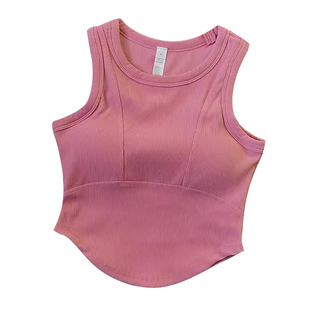 高强度运动背心女跑步防震聚拢速干透气外穿健身服训练瑜伽美背