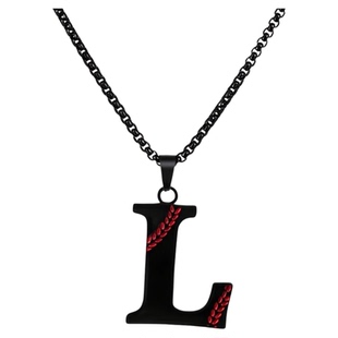 NG26字母吊坠钛钢情侣项链女款轻奢小众高级感毛衣链男士长款配饰