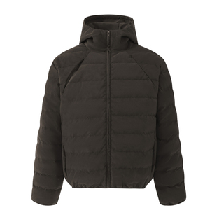 XCOK【生物基90白鸭绒】排骨羽绒服轻量户外保暖连帽棉服外套男女