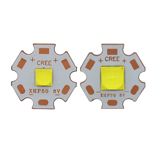 xhp70灯珠12v强光灯珠 xhp50 6vled灯珠18w30w头灯手电筒蓝光3v