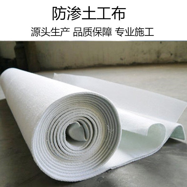 复合土工膜防水防渗土工布两布一膜尾矿库河道水库水池鱼塘防渗膜