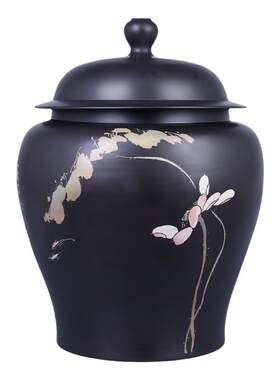 建水紫陶20饼大茶缸21升水缸