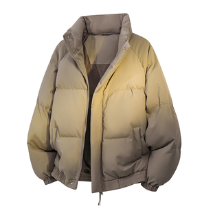 皮尔卡丹羽绒棉服男士冬季新款加厚保暖棉袄夹克立领棉衣外套男款