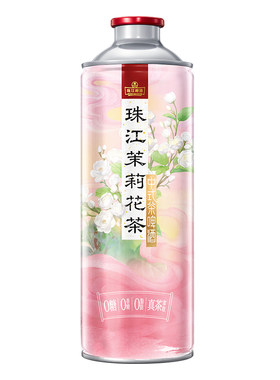 【会员U先】11.0°P珠江茉莉花茶中式茶啤酒980mL*1罐官方旗舰店