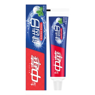 中华牙膏健齿白180克含氟防蛀亮白牙齿薄荷清新口气成人牙膏正品