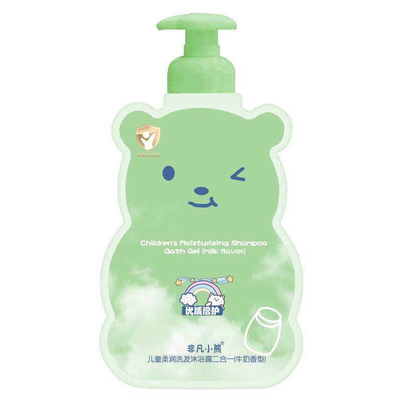 非凡小熊柔润洗发沐浴露二合一