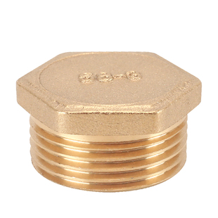 黄铜2/3分4分堵头内丝外丝管帽6分1寸丝堵闷头管塞自来水管子配件