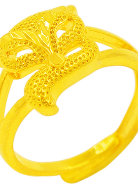 活口不掉色花朵仿真黄金抖音同款