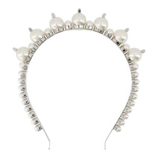 Simone Rocha Tiara 发夹 -珍珠-白色