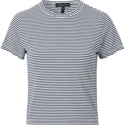 RAG & BONE春夏女士条纹莫代尔混纺T恤
