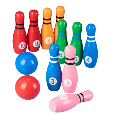 木制保龄球实木益智力玩具
