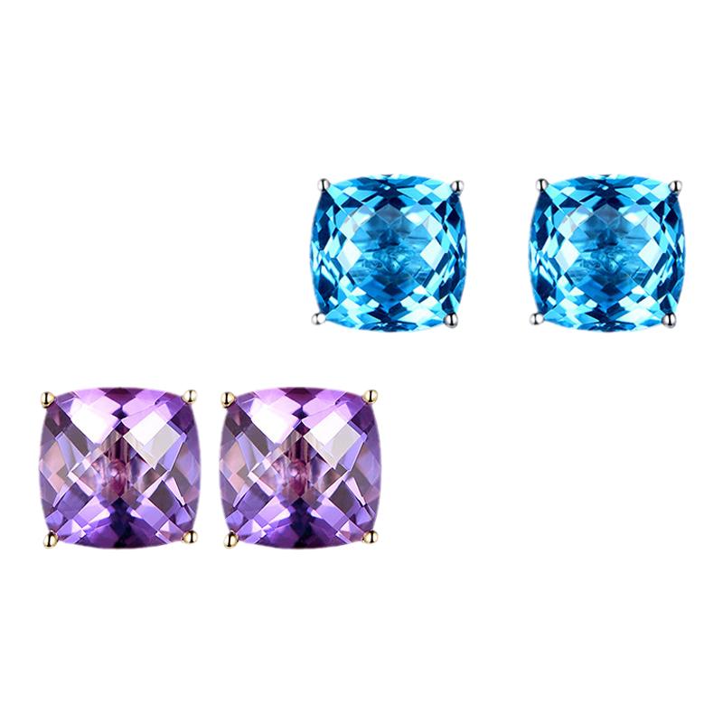 米莱18k金克拉天然黄水晶