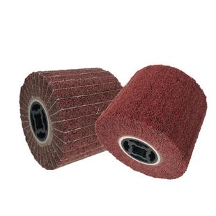 拉丝轮进口不锈钢金属拉丝黑金刚打磨抛光飞翼轮尼龙轮百洁布纱布