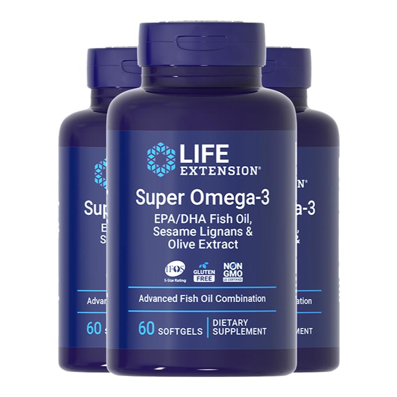 【3瓶】深海鱼油软胶囊omega-3
