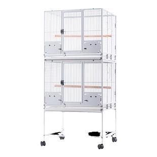 户外豪华鸟笼鹦鹉笼大型超大群鸟笼放飞玄凤虎皮加粗鸟笼子繁殖笼