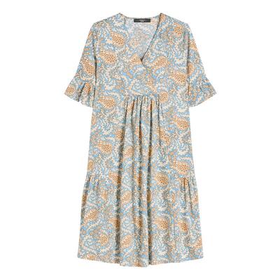 【春夏新降】Weekend MaxMara 26女装印花棉质连衣裙5621076206&