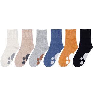 袜子女中筒冬季冬款薄加厚纯棉袜黑色女装运动全棉防臭长袜女式