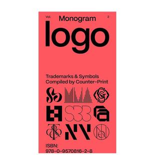【现货】Monogram徽标周年纪念版英文平面设计字体图案标志进口原版外版书Counter-Print精装14岁以上MonogramLogoAnniversaryEd