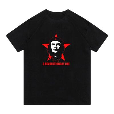 花可美切格瓦拉T恤男共产主义短袖社会主义古巴英雄周边纯棉衣服