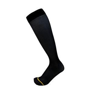 沫梵先生socks锦纶男士透气条纹欧美绅士袜脚趾金线条纹商务丝袜