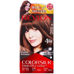 Revlon露华浓染发剂纯植物不伤发遮白发无氨自己在家染无刺激男女