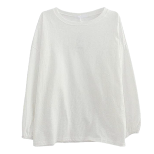 春秋打底修身长袖小衫女上衣 搭配牛仔背带裤子的秋衣内搭外穿T恤