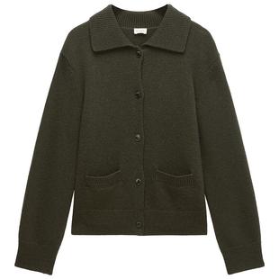 【新品】Woolmark认证OCHIRLY欧时力 100%美丽诺羊毛针织外套25冬