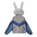 森女部落甜美童趣兔耳设计感连帽防晒衣女2026新款撞色宽松外套夏