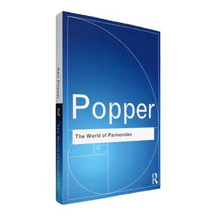 【现货】The World of Parmenides: Essays on the Presocratic Enlightenment 卡尔波普尔论文选集 Karl R. Popper 经典系列
